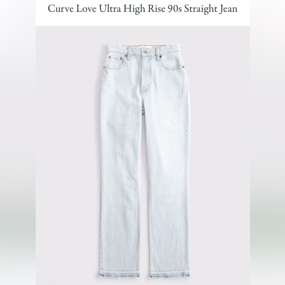 Abercrombie & Fitch Denim - NEW Abercrombie curve love jeans